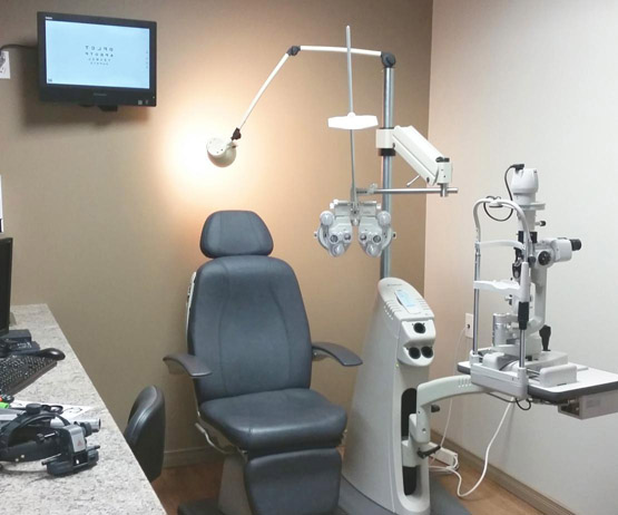Grey Highlands Eyecare - Our exam room